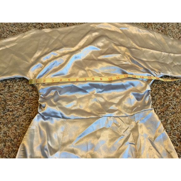 NWT OC Order Plus Metallic silver dress Asymmetric - Picture 5 of 9